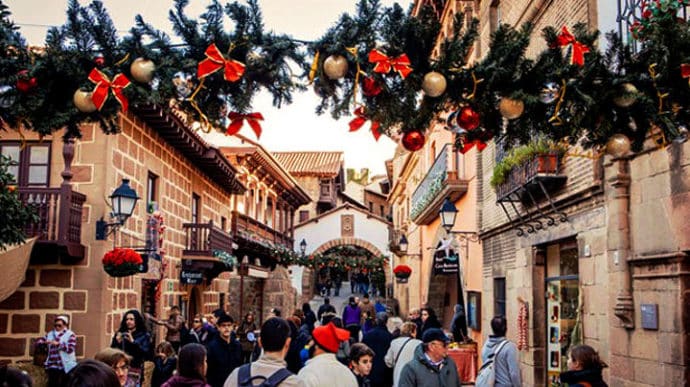 barcelona christmas pobleespanyol