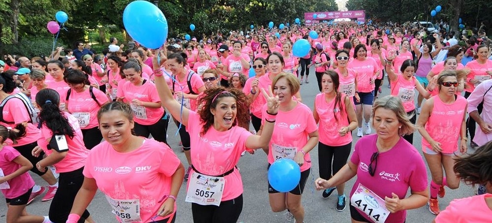 carrera de la mujer