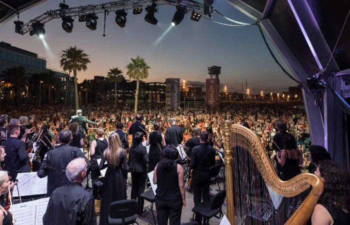 Concert gratuit à la plage de l’Orchestre Symphonique de Barcelone
