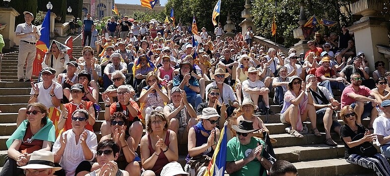 Référendum Catalogne - "Nous sommes en train d'écrire l'Histoire" 10 ambiance indépendance catalogne