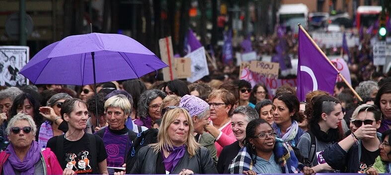 Journée des Droits de la Femme - Grève féministe et manifestation à Barcelone 6 grève femmes bcn