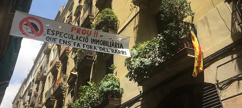 spéculation immobilière raval barcelone
