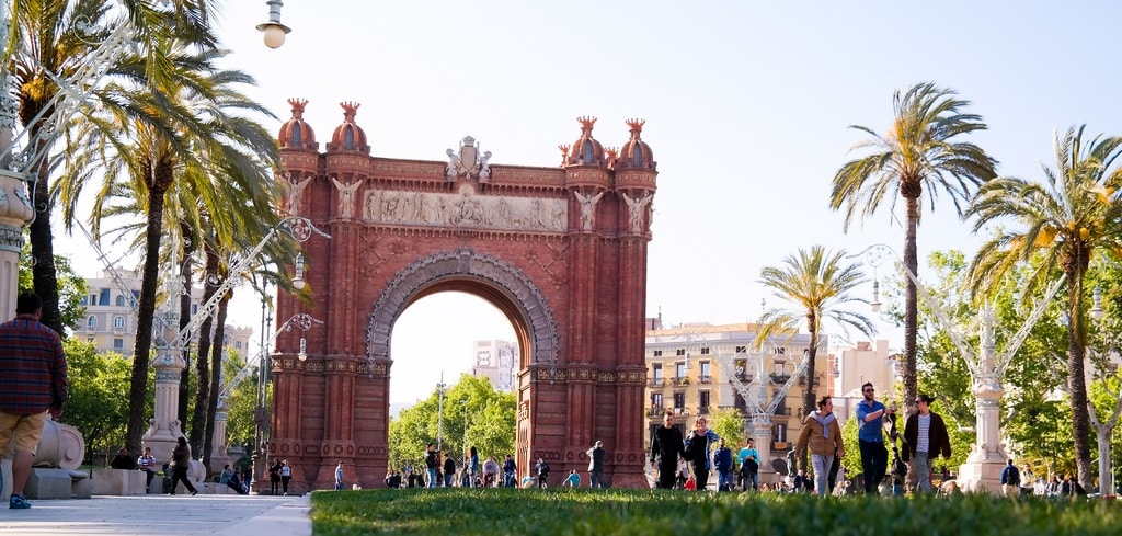 arc de triomf barcelone