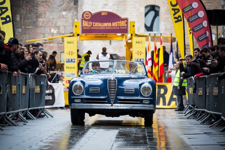 voiture rallye barcelone