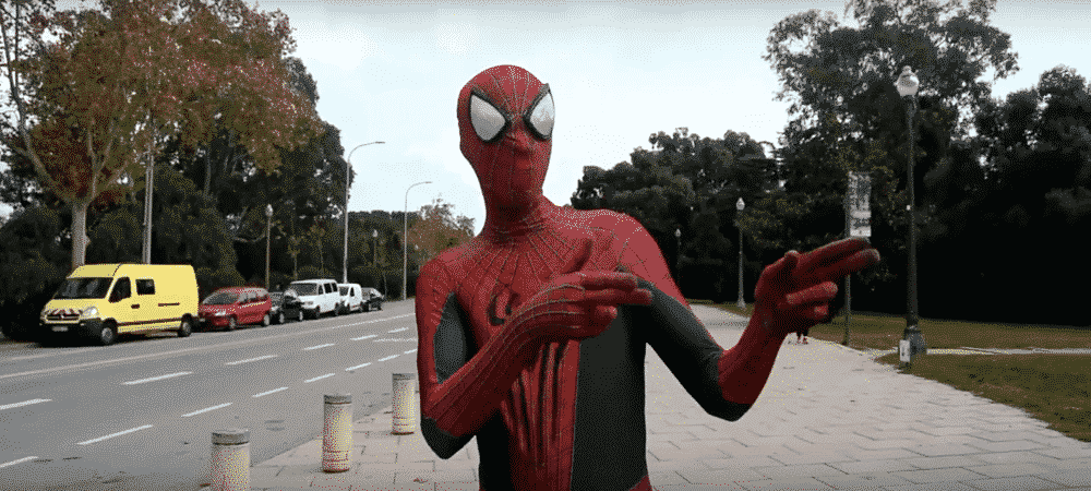 spideybcn spiderman barcelone