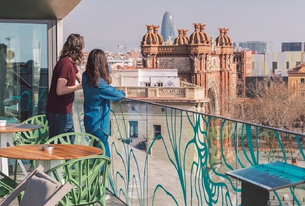 terrasse rec barcelone