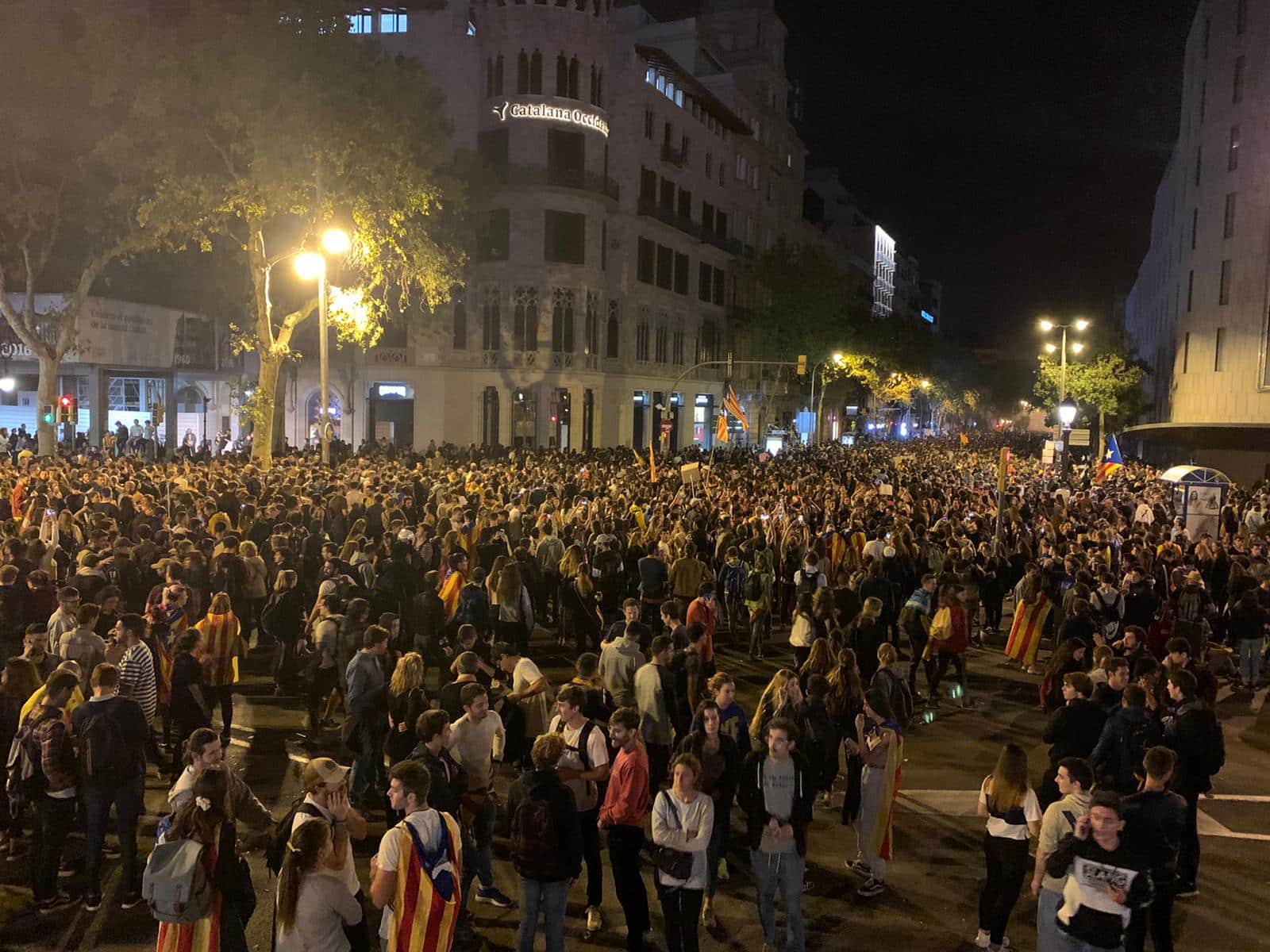 manifestation barcelone