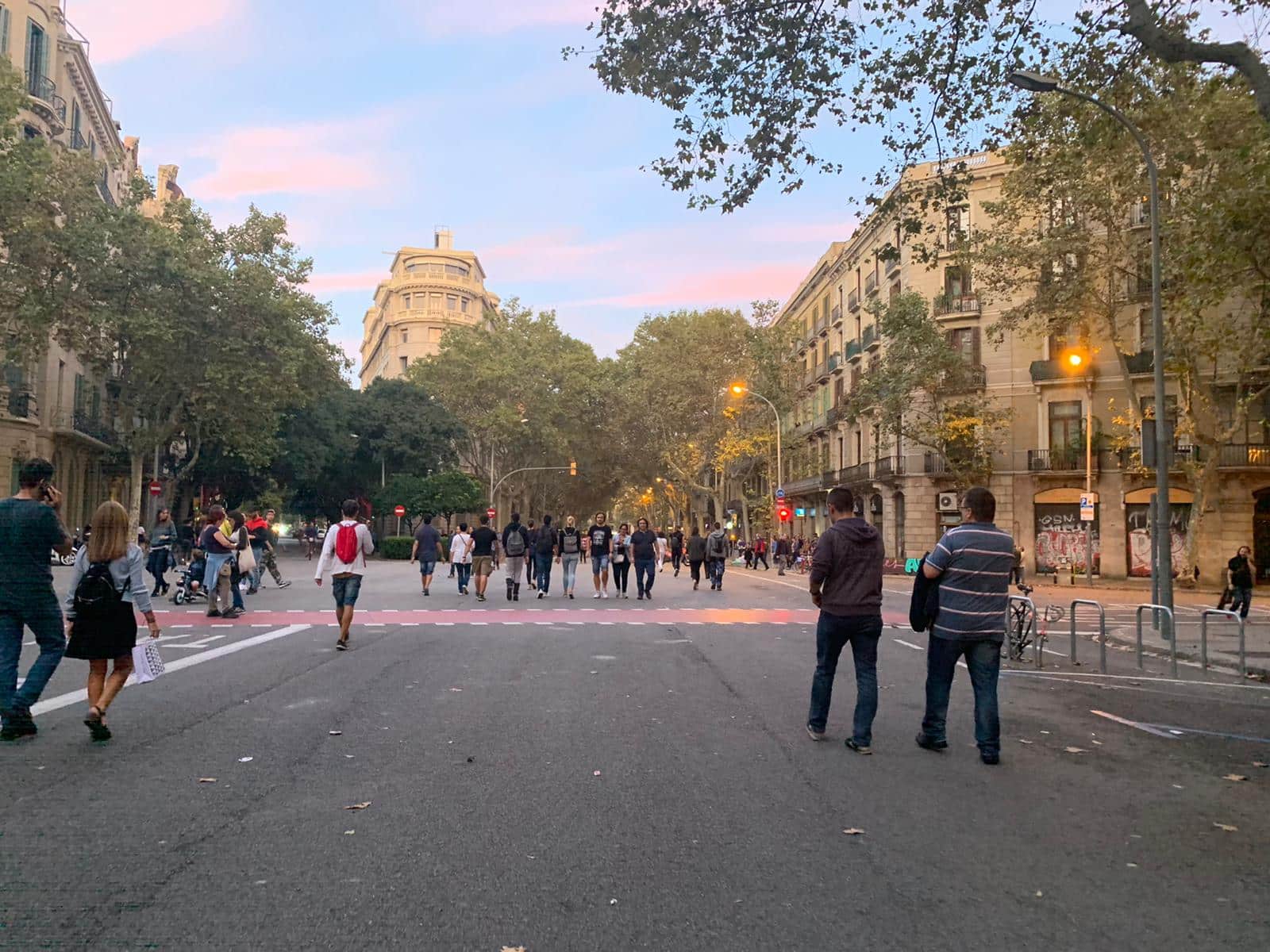 barcelone manifestation