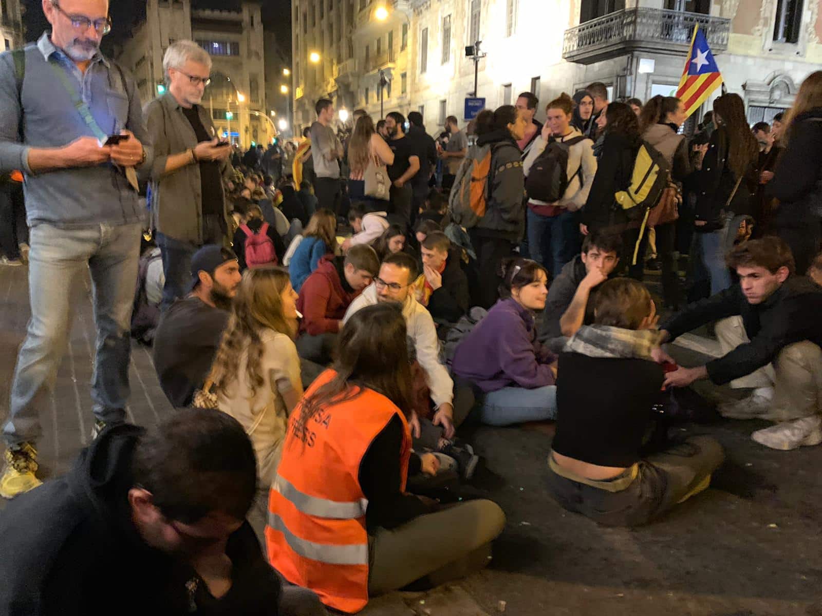 barcelone protestation