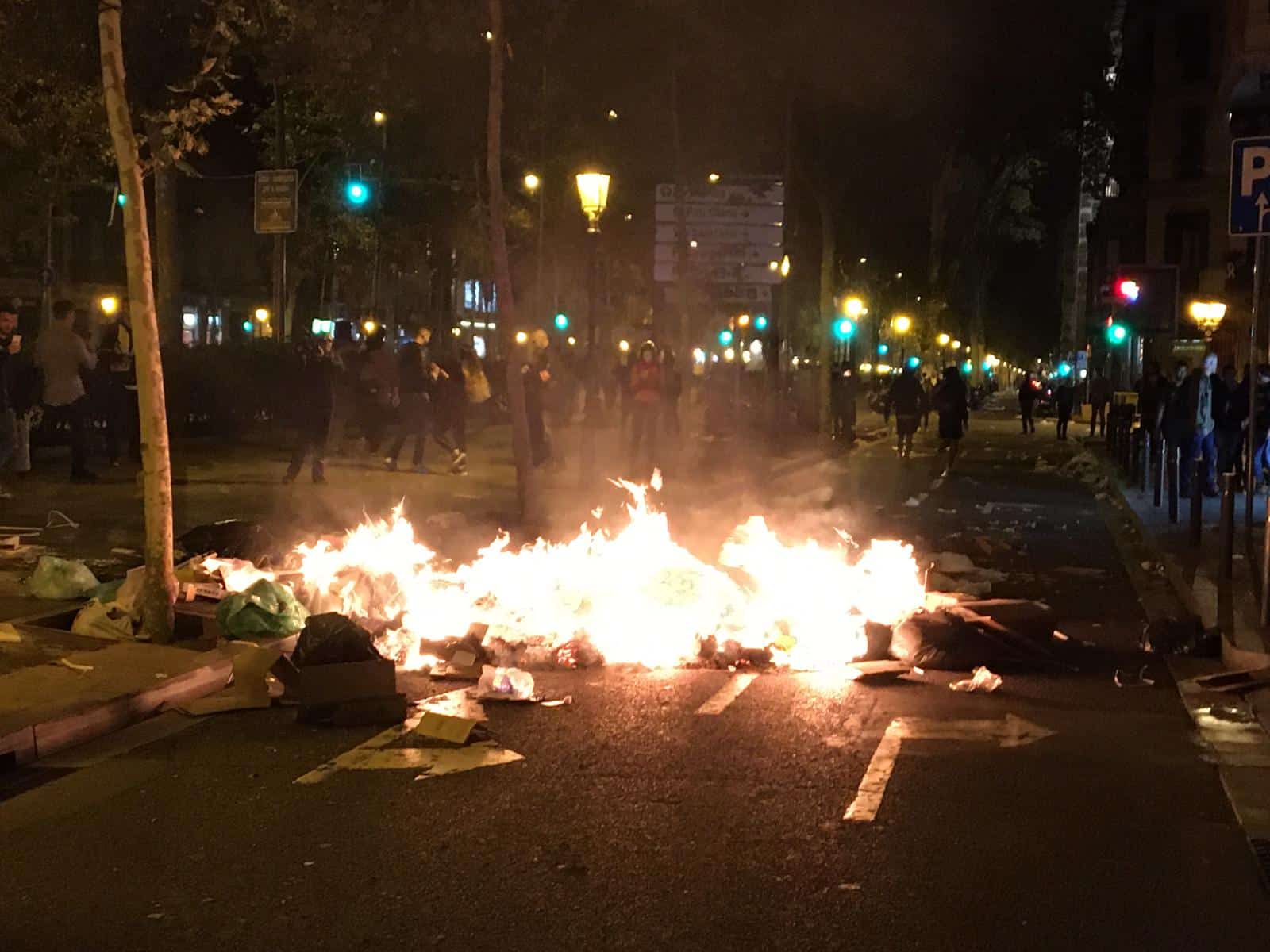 barricade barcelone