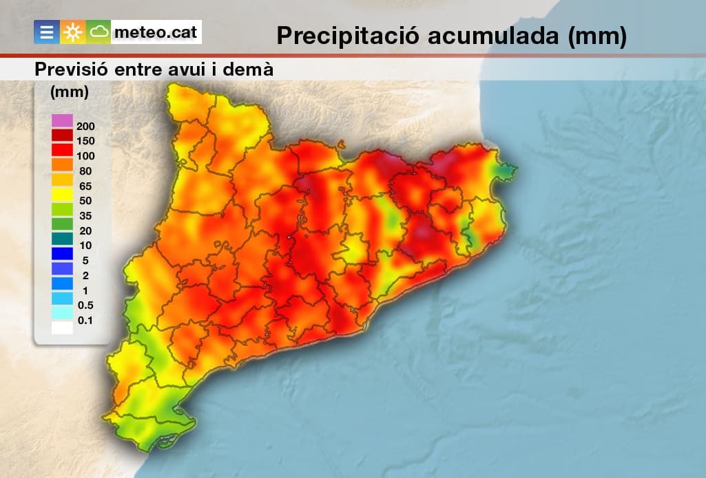 meteo barcelone 22 oct