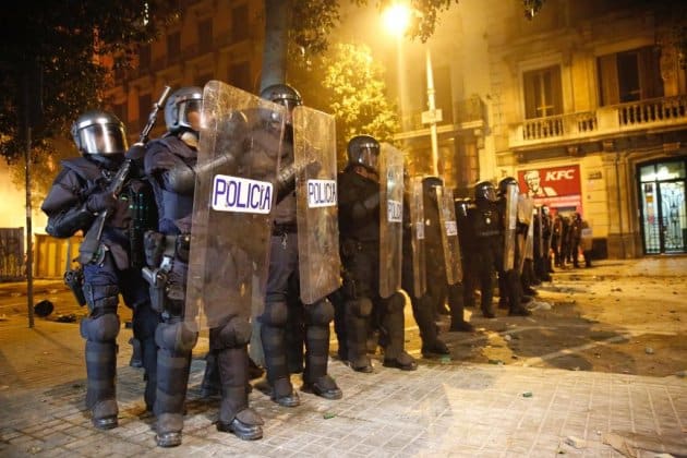 manifestation barcelone