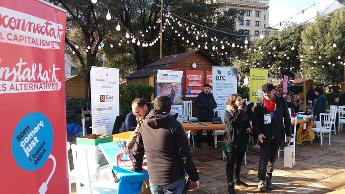marché noel placa catalunya