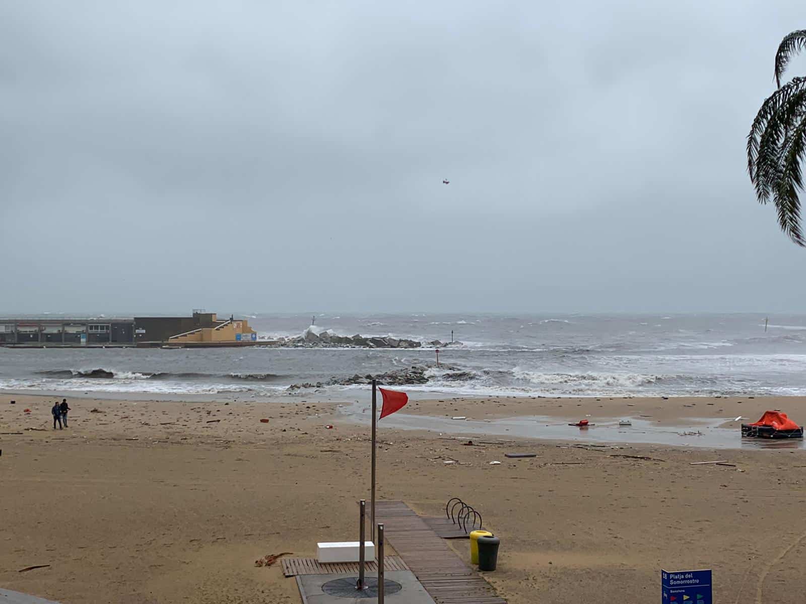 tempete barcelone