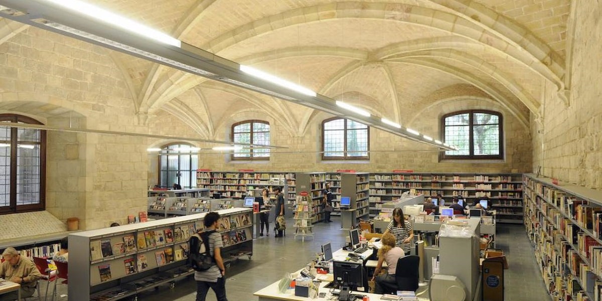 carte bibliothèque barcelone