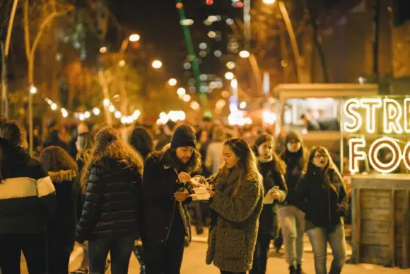 marché fête lumière barcelone
