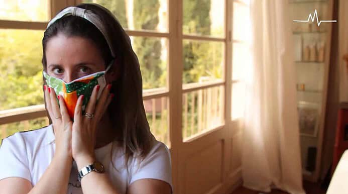L'Espagne recommande le masque: comment le réaliser sans machine 11 tutoriel couture