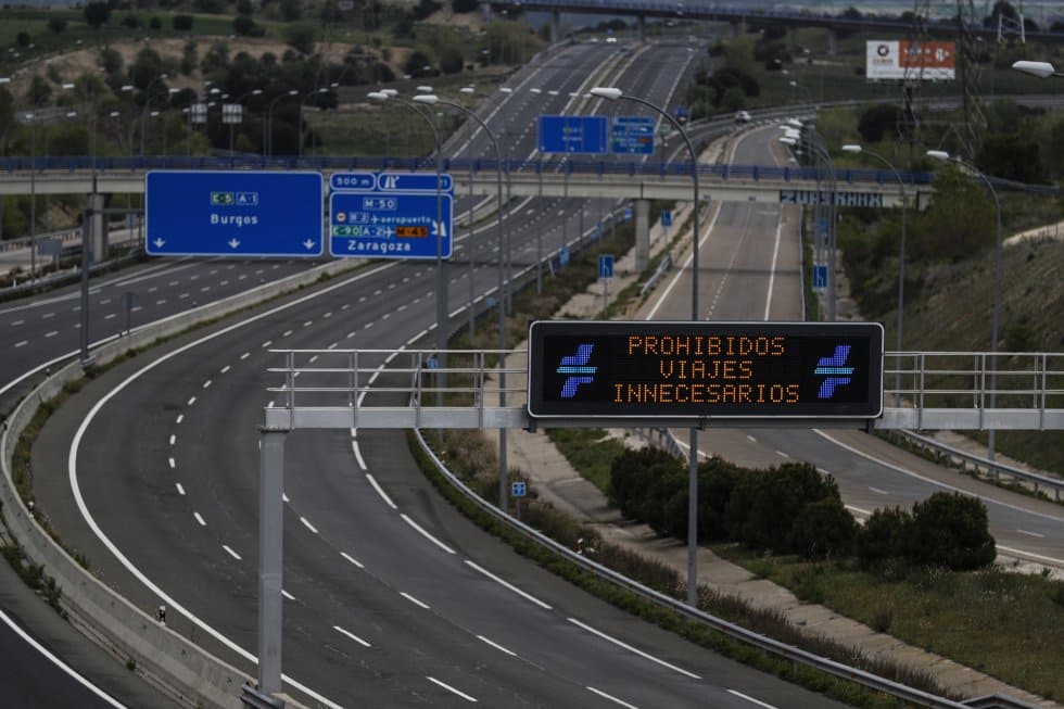 autoroute barcelone coronavirus