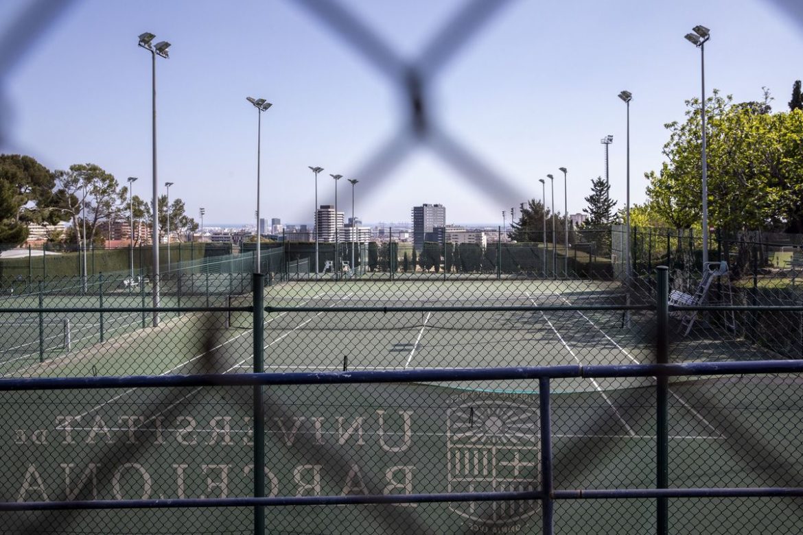 terrain de tennis Coronavirus Barcelone