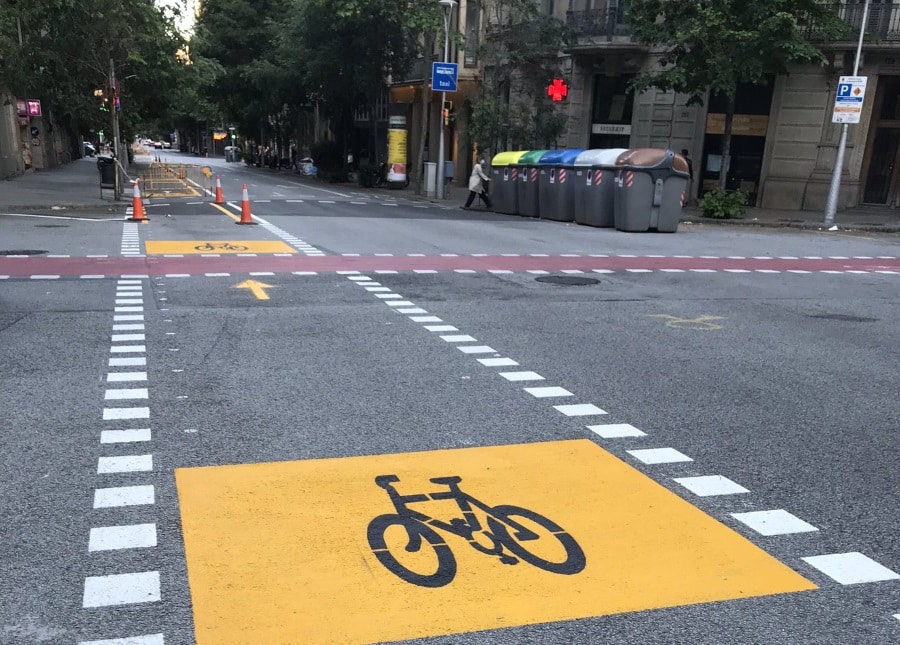 piste cyclable barcelone