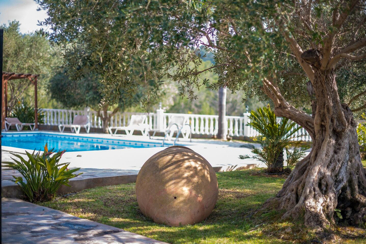 piscine ibiza yoga en français