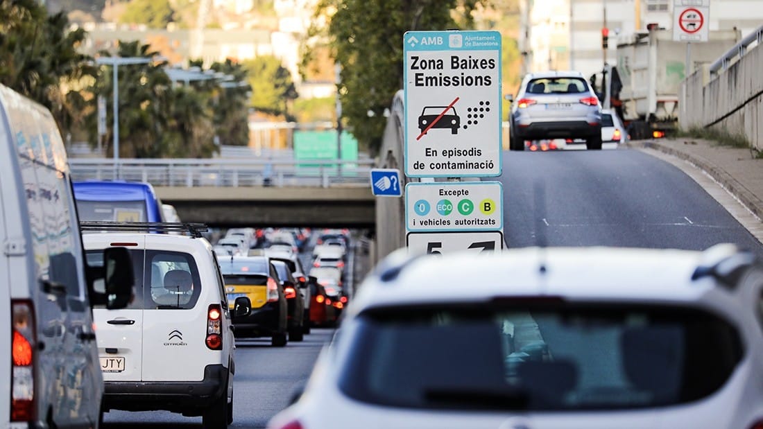 Pollution à barcelone