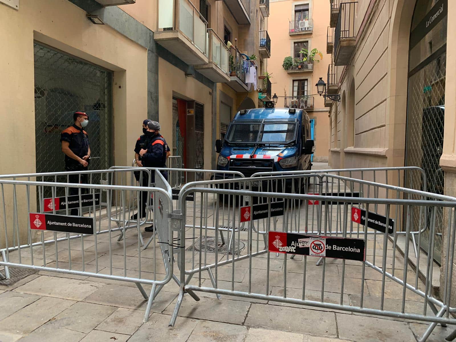 blocage barcelone