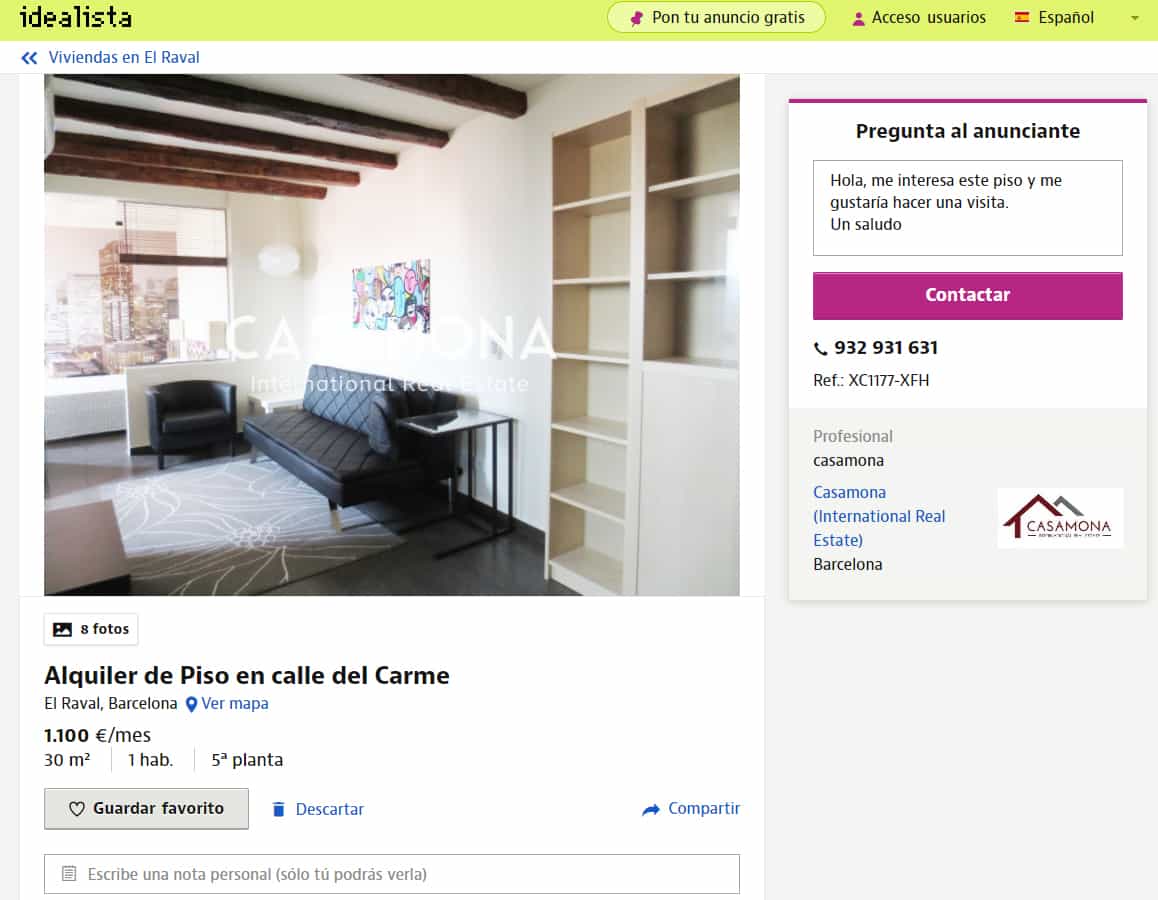 logement barcelone