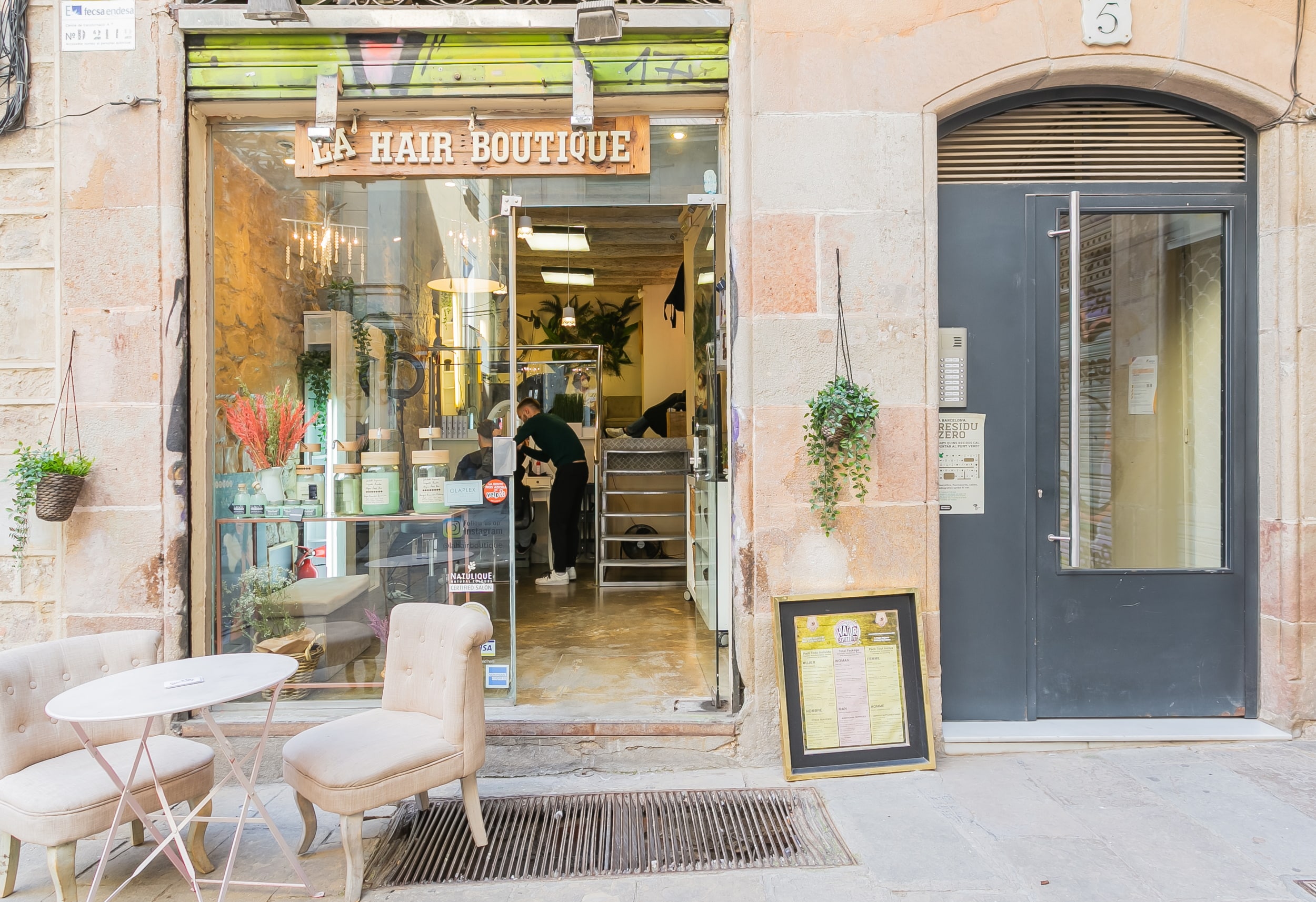 salon de coiffure français à Barcelone