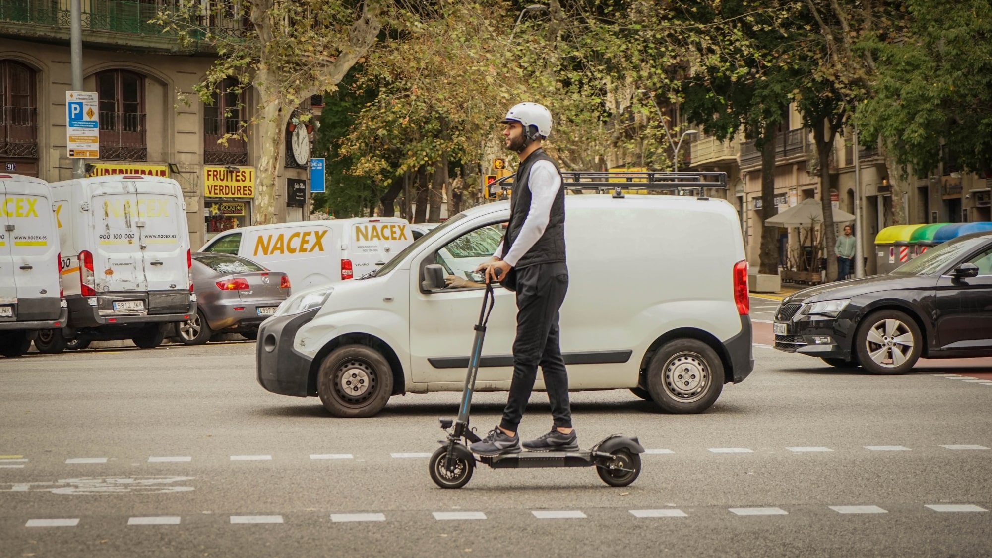 Trottinettes électriques à Barcelone