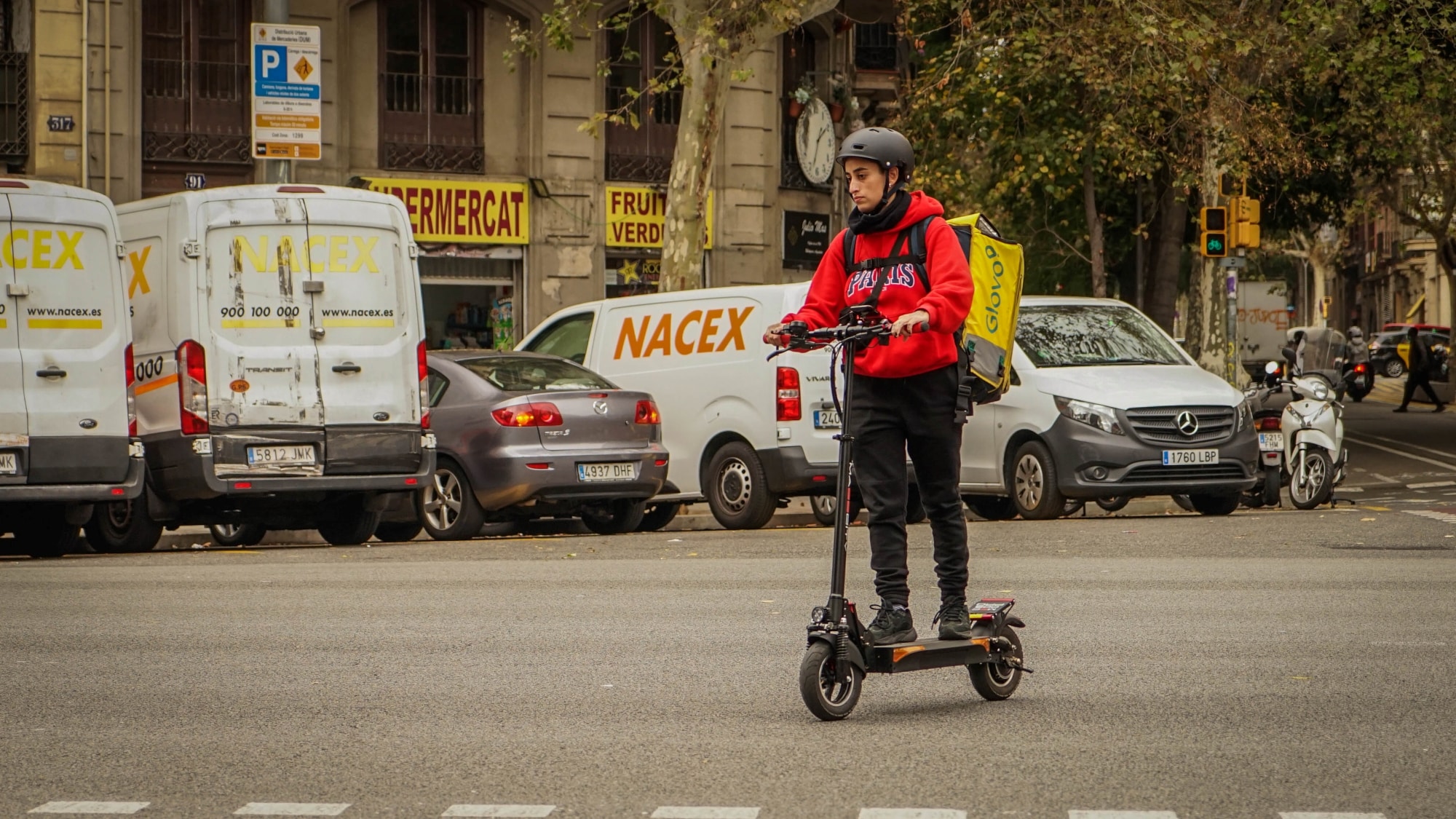 Trottinettes électriques à Barcelone