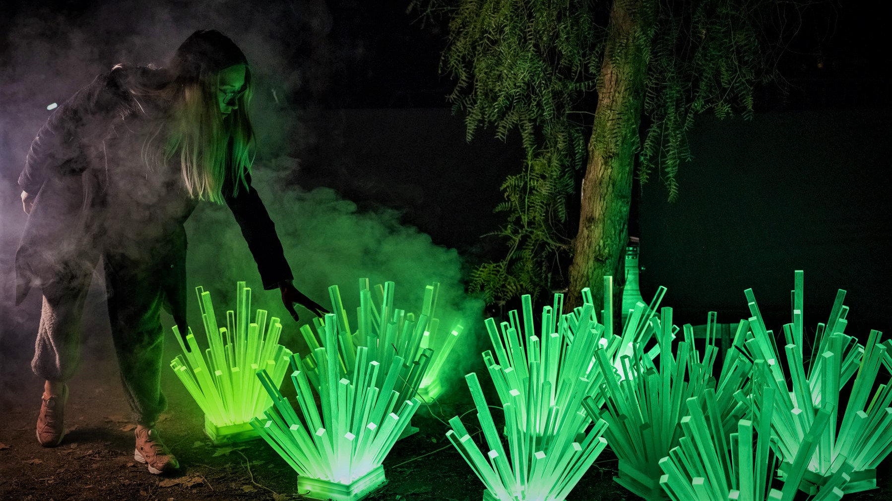 Fête des lumières à Barcelone