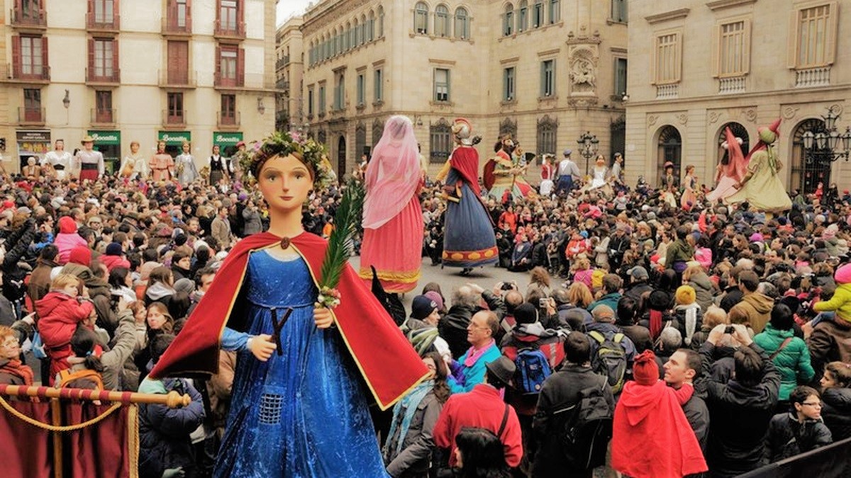 Fêtes de Santa Eulalia à Barcelone