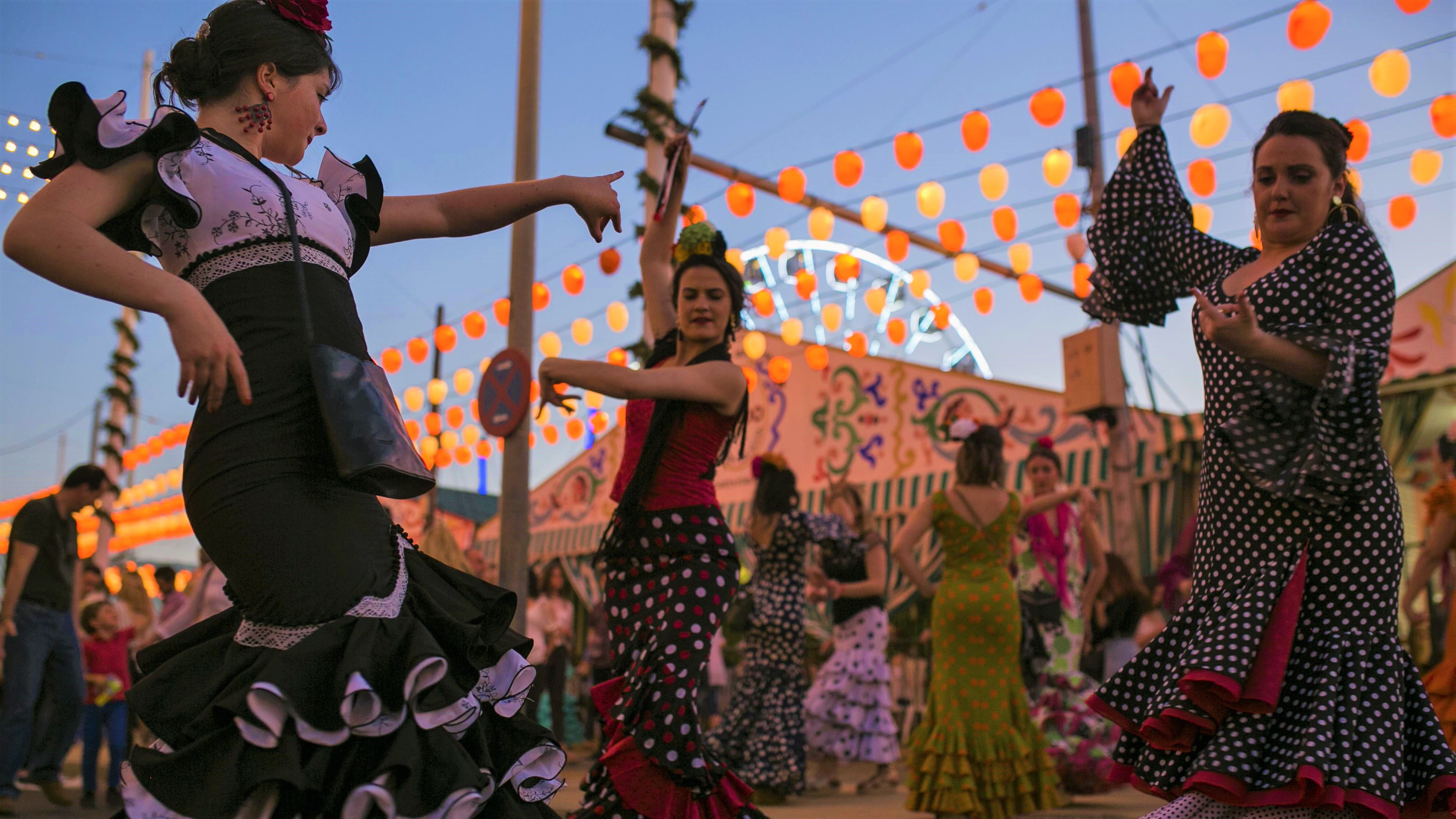 Feria de Abril Barcelone flamenco Andalousie danse musique culture Espagne femmes Photo EP