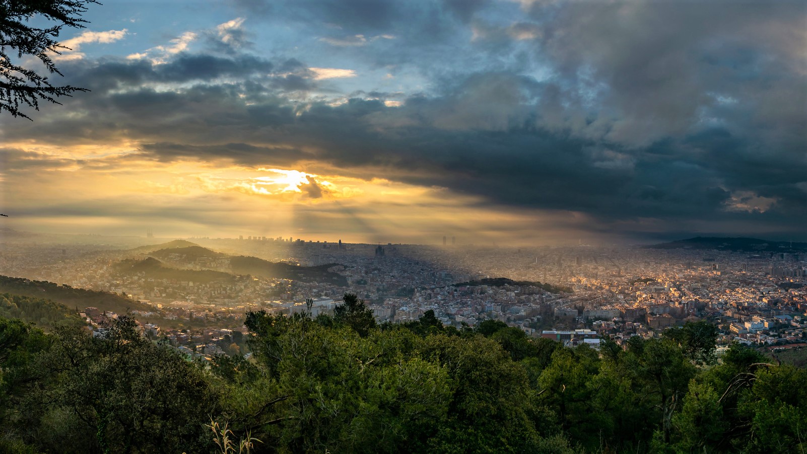 pluie barcelone