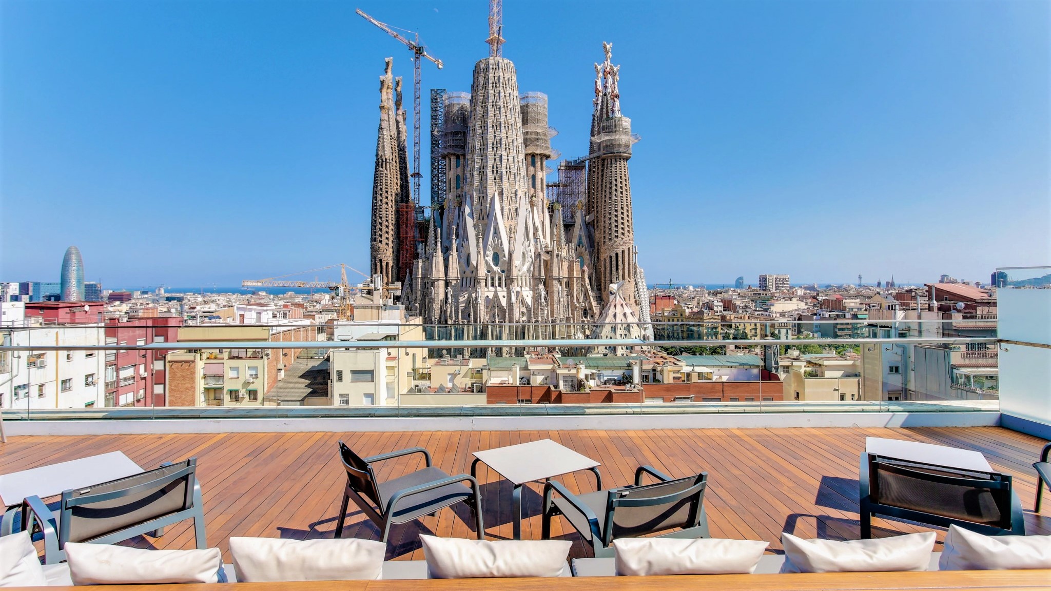 Rooftop Sagrada Familia terrasse Photo Ayre hotels 1