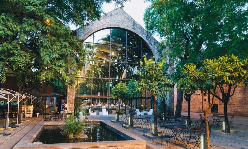 Terrasse Musée Maritime Barcelone