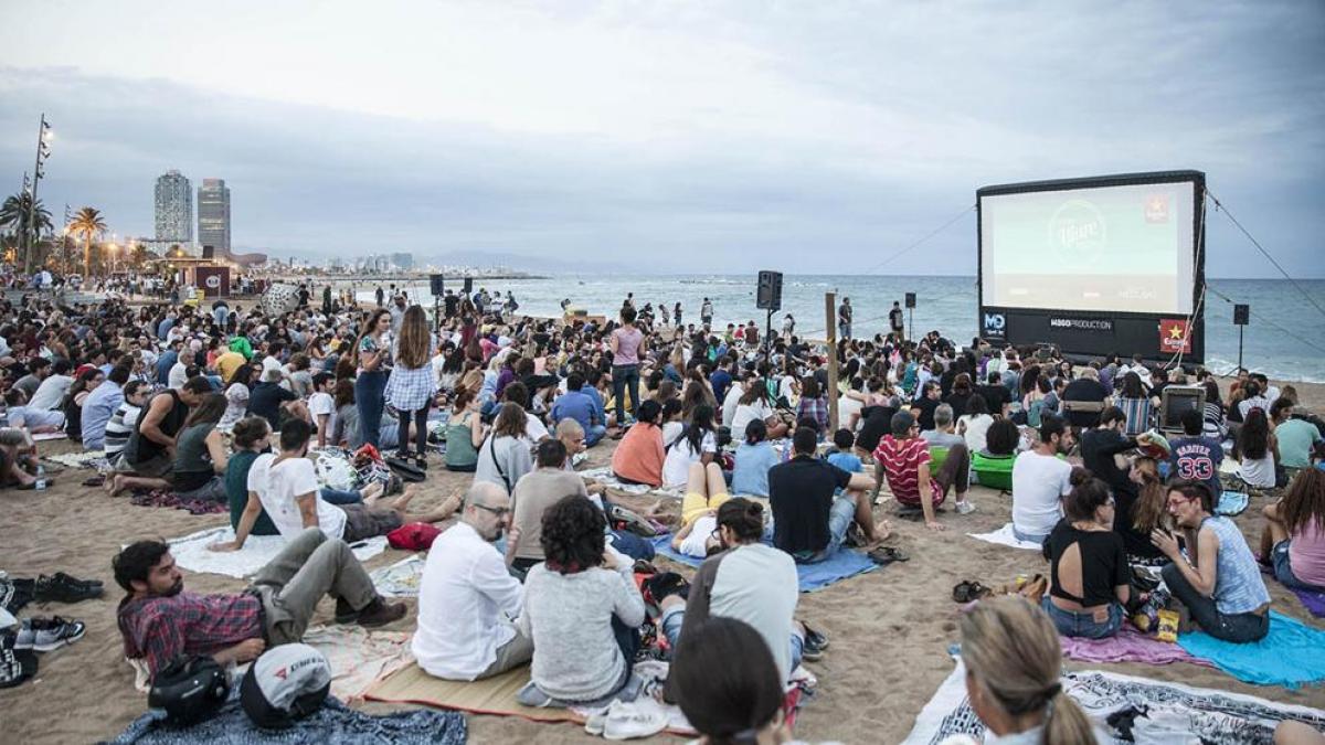 cinéma plein air plage