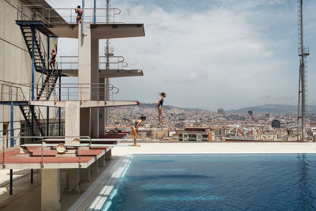 piscine Montjuic barcelone