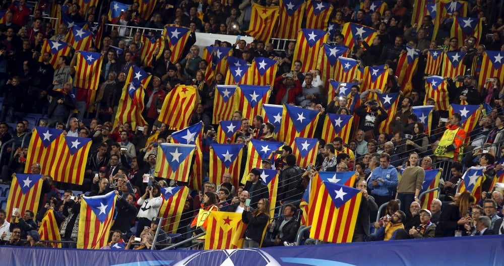 Drapeau catalan Camp Nou
