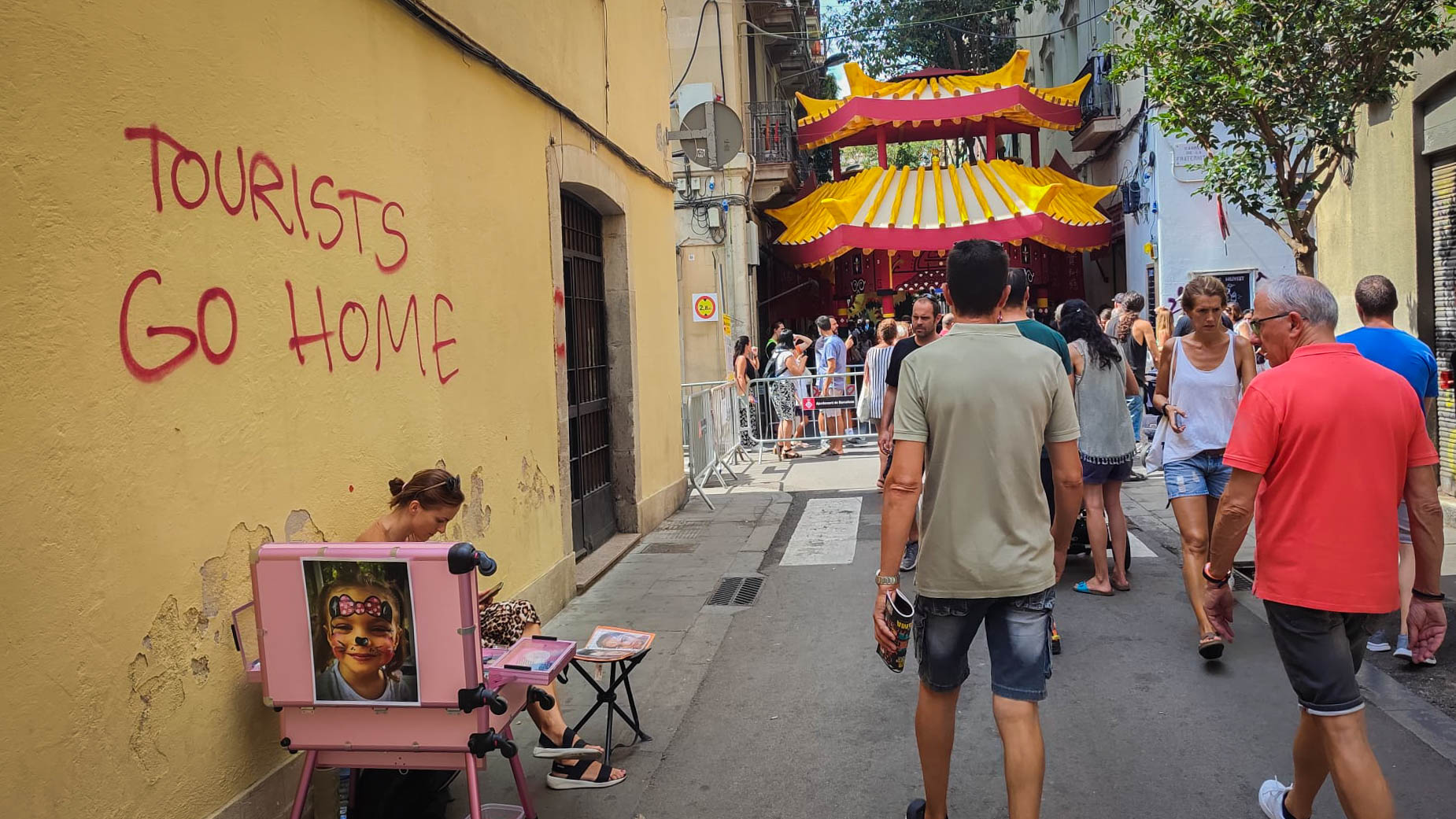 fêtes de Gràcia à Barcelone