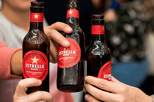 Estrella Damm Bière Français Barcelone