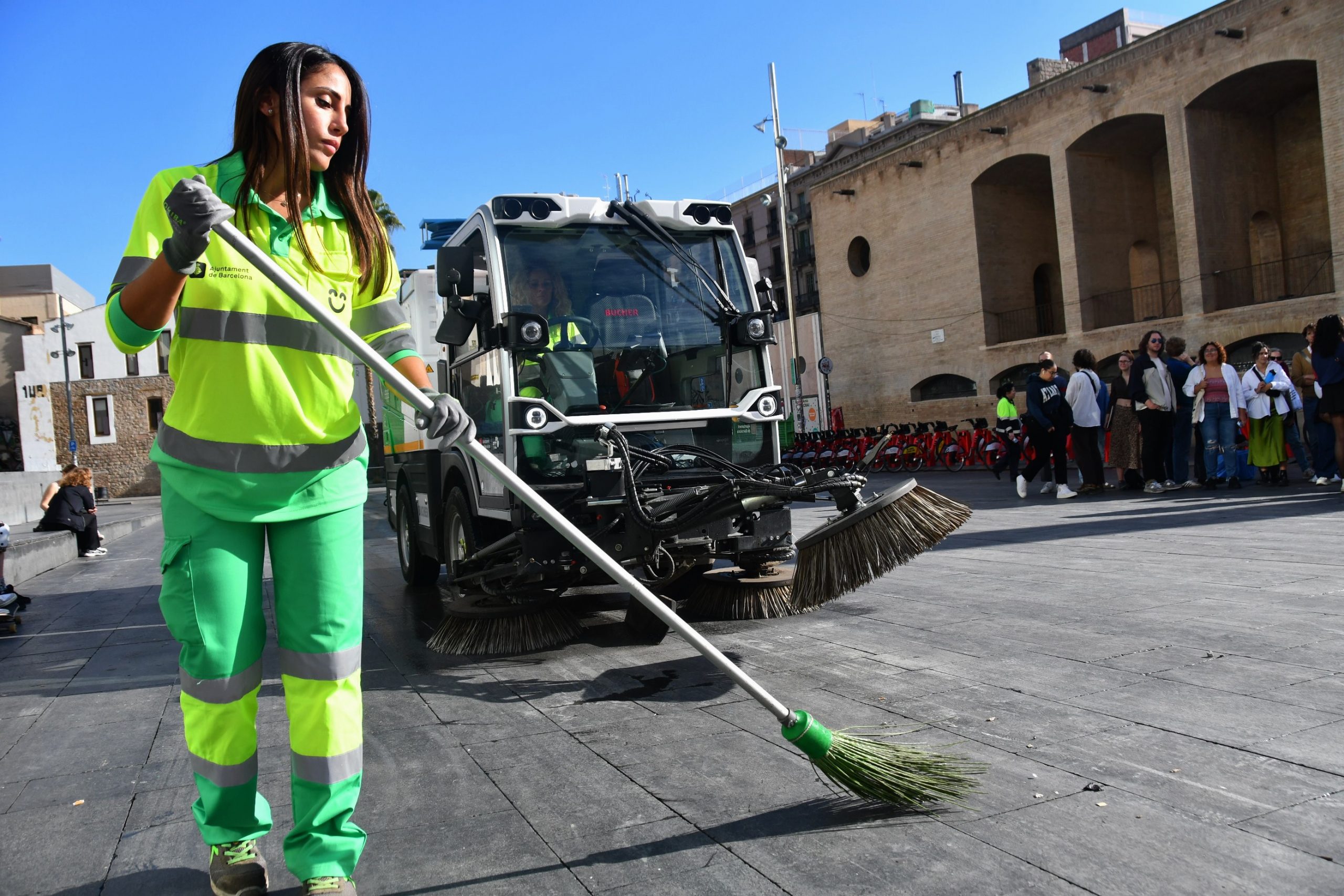 éboueuses à barcelone