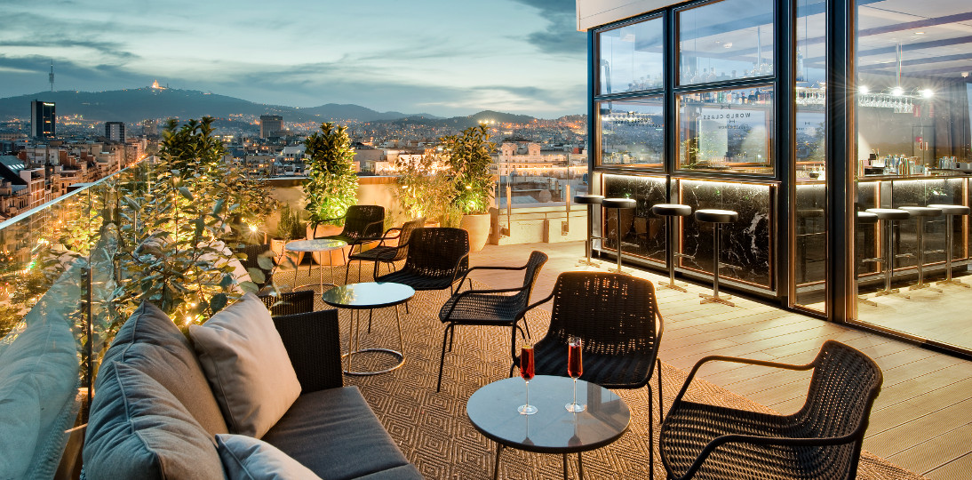 Eleven Bcn Rooftop Barcelone Terrasse Hiver