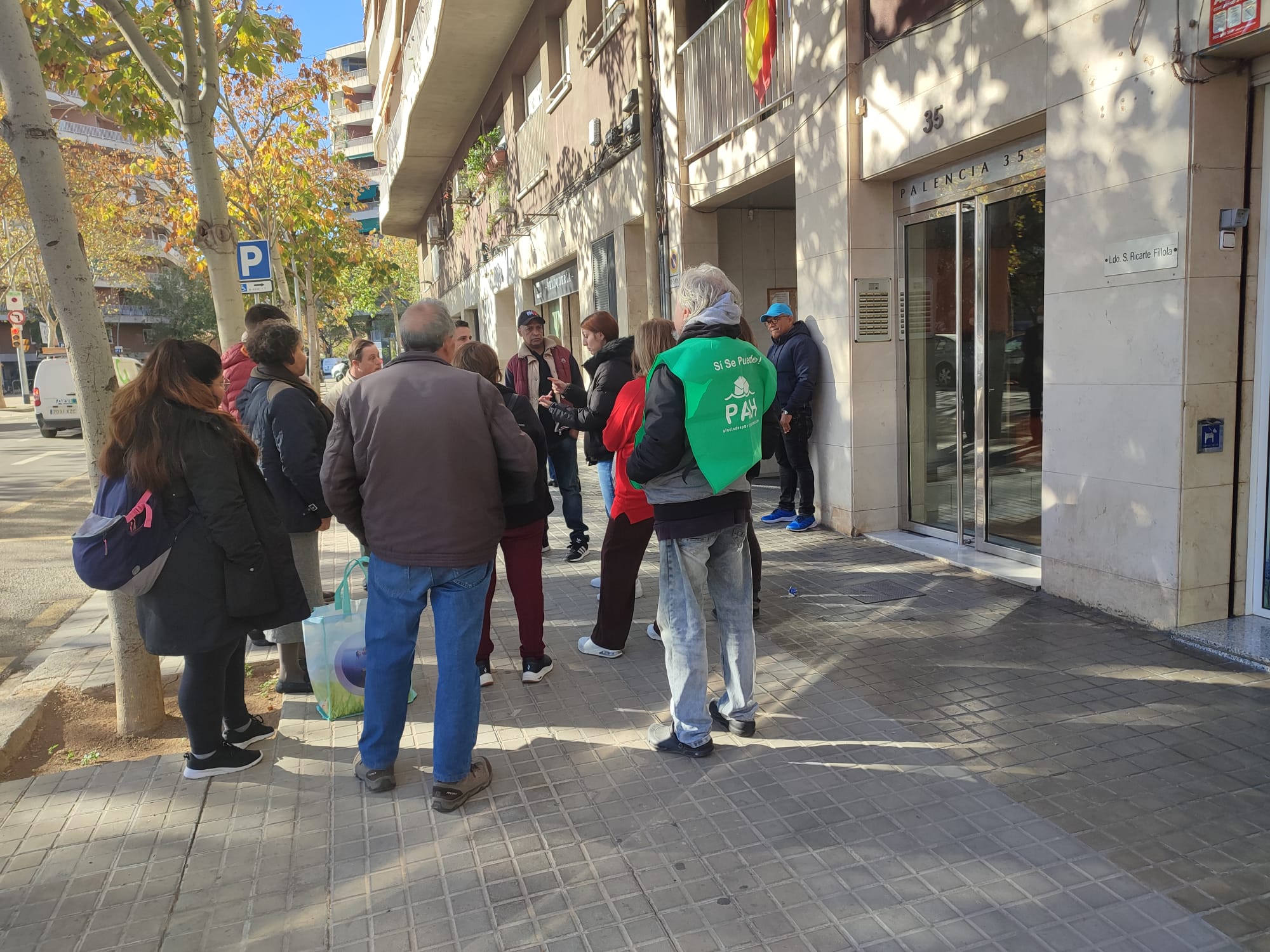 Carrer Palencia Poblenou Desahucio PAH