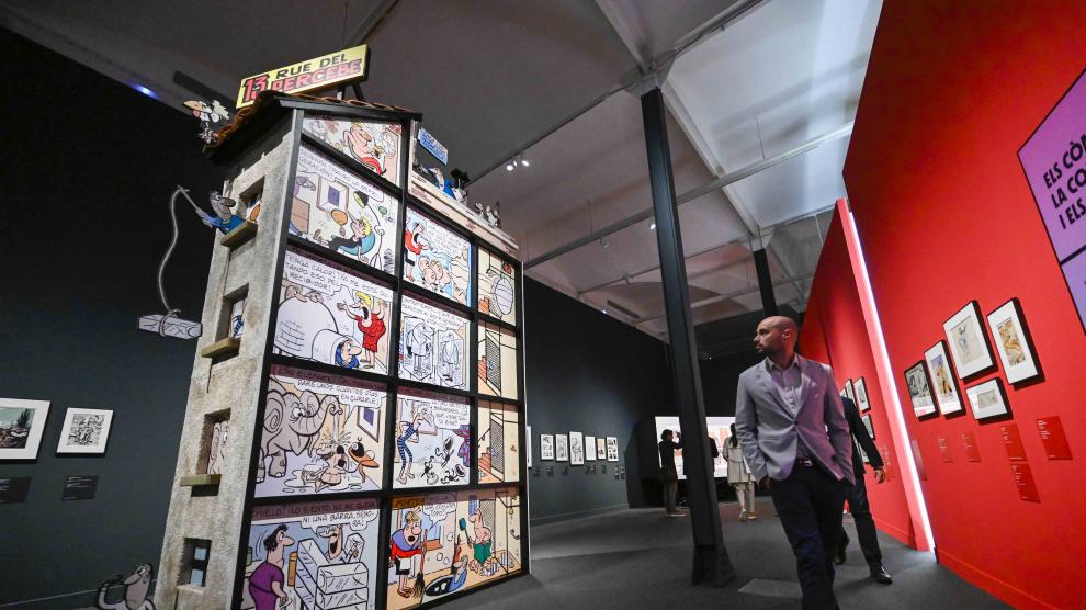 Comic book history exhibition in Barcelona