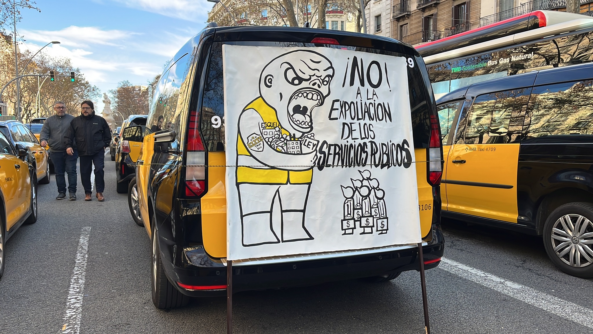 greve taxi barcelone elite
