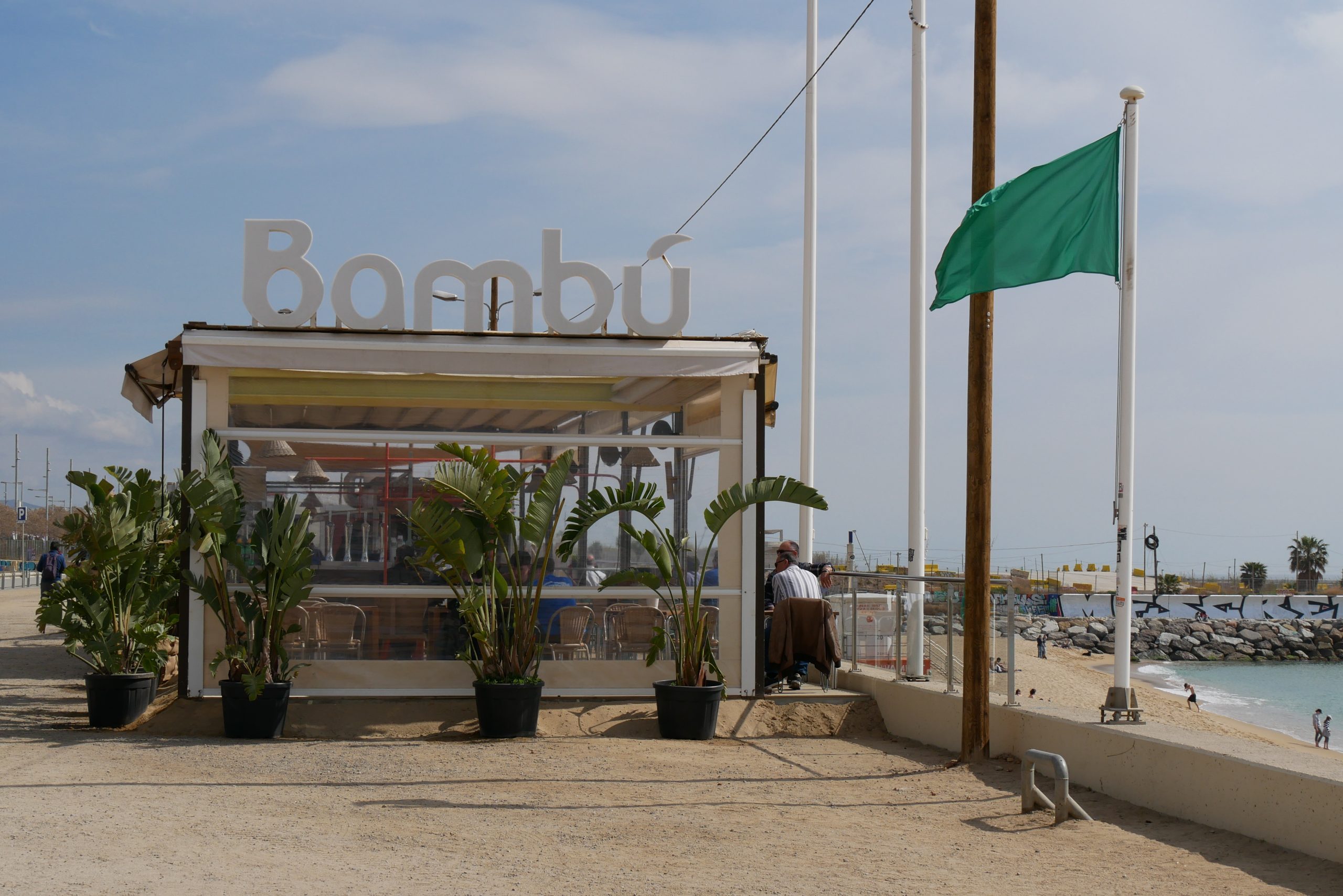 Bambu club de plage Barcelone 