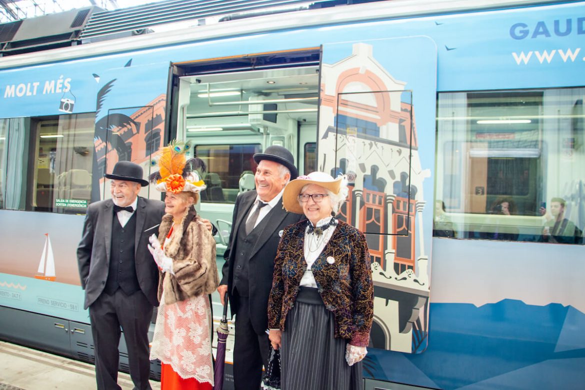 train modernisme catalogne