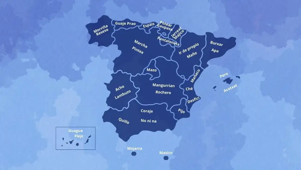 mapa palabras mas usadas cada comunidad autonoma espana 58